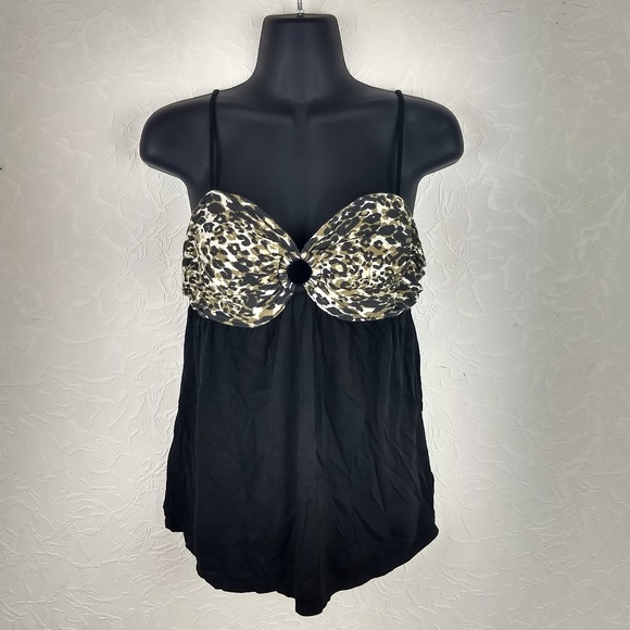 VICTORIA SECRET VS Bra Tops Cheetah Print Top - Picture 1 of 6